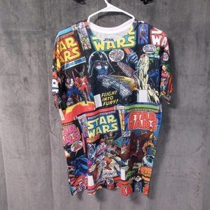 Star Wars All Over Print Comic Book Cover Fifth Sun T-Shirt Size Medium